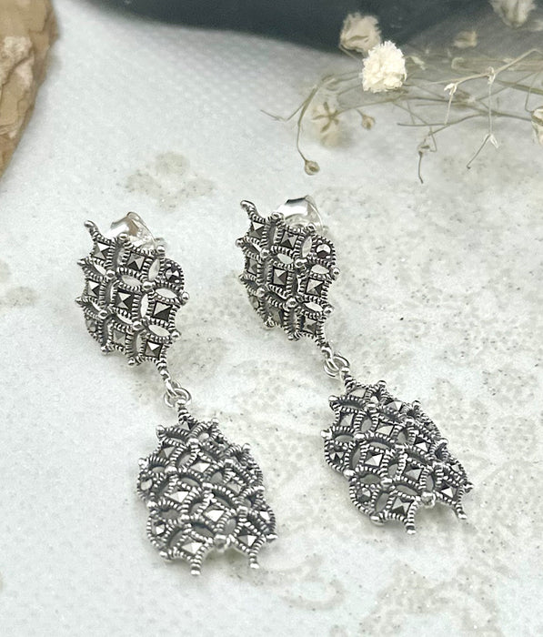 Buy Silver-Toned Earrings for Women by FIDA Online | Ajio.com